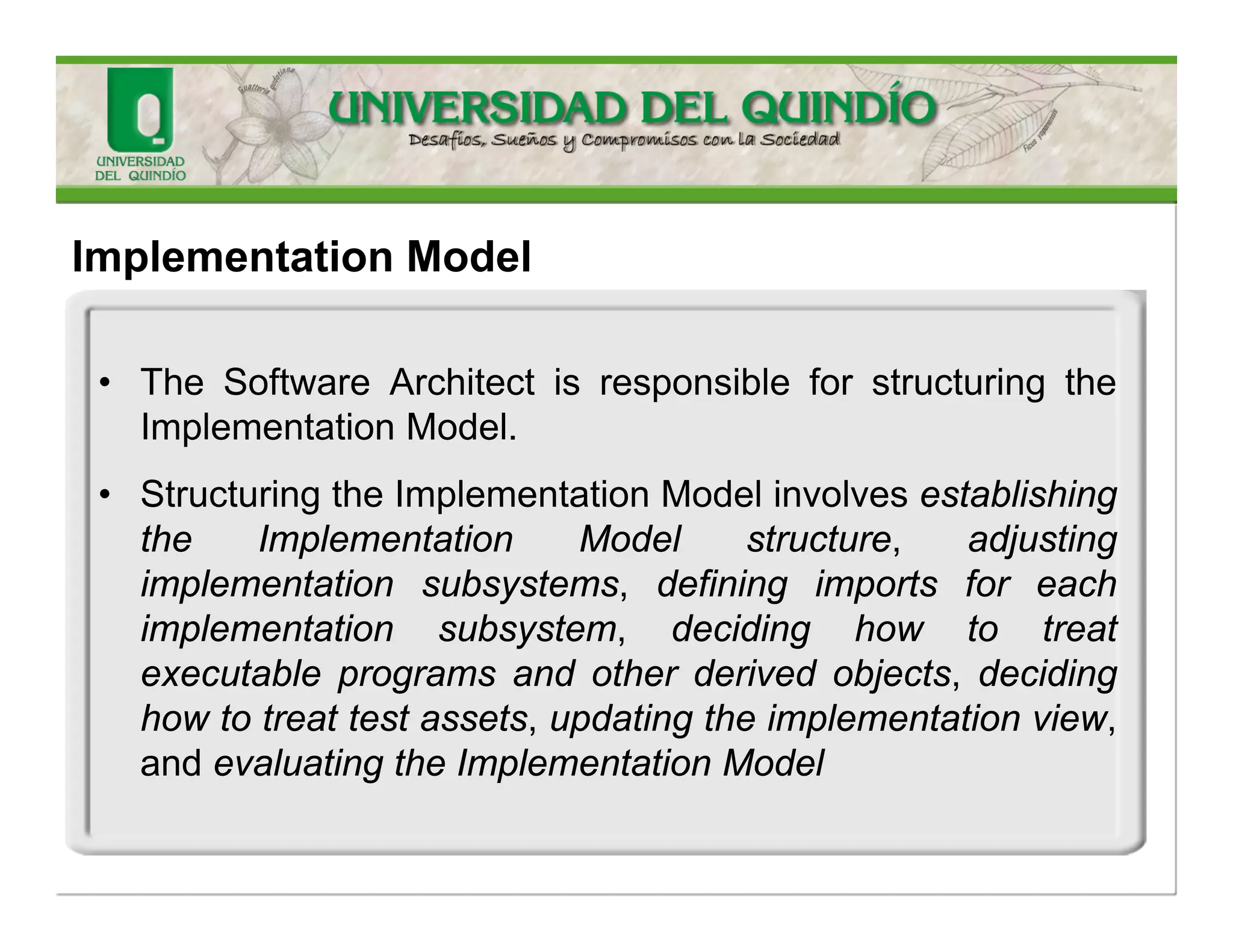 Workersinvolvedin theImplementationModel  