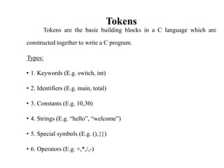 C introduction by thooyavan | PPT