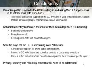New Technologies (‘Web 2.0’) and GC Communications