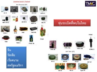 ทุ่นระเบิดที่พบในไทย




จีน
รัสเซีย
เวียดนาม
สหรัฐอเมริกา
 
