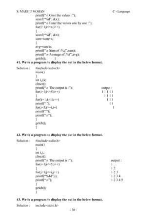 C language | DOC