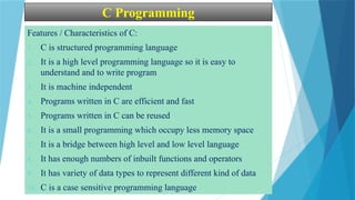C-Language & Programs for grade 10 cdc.pptx