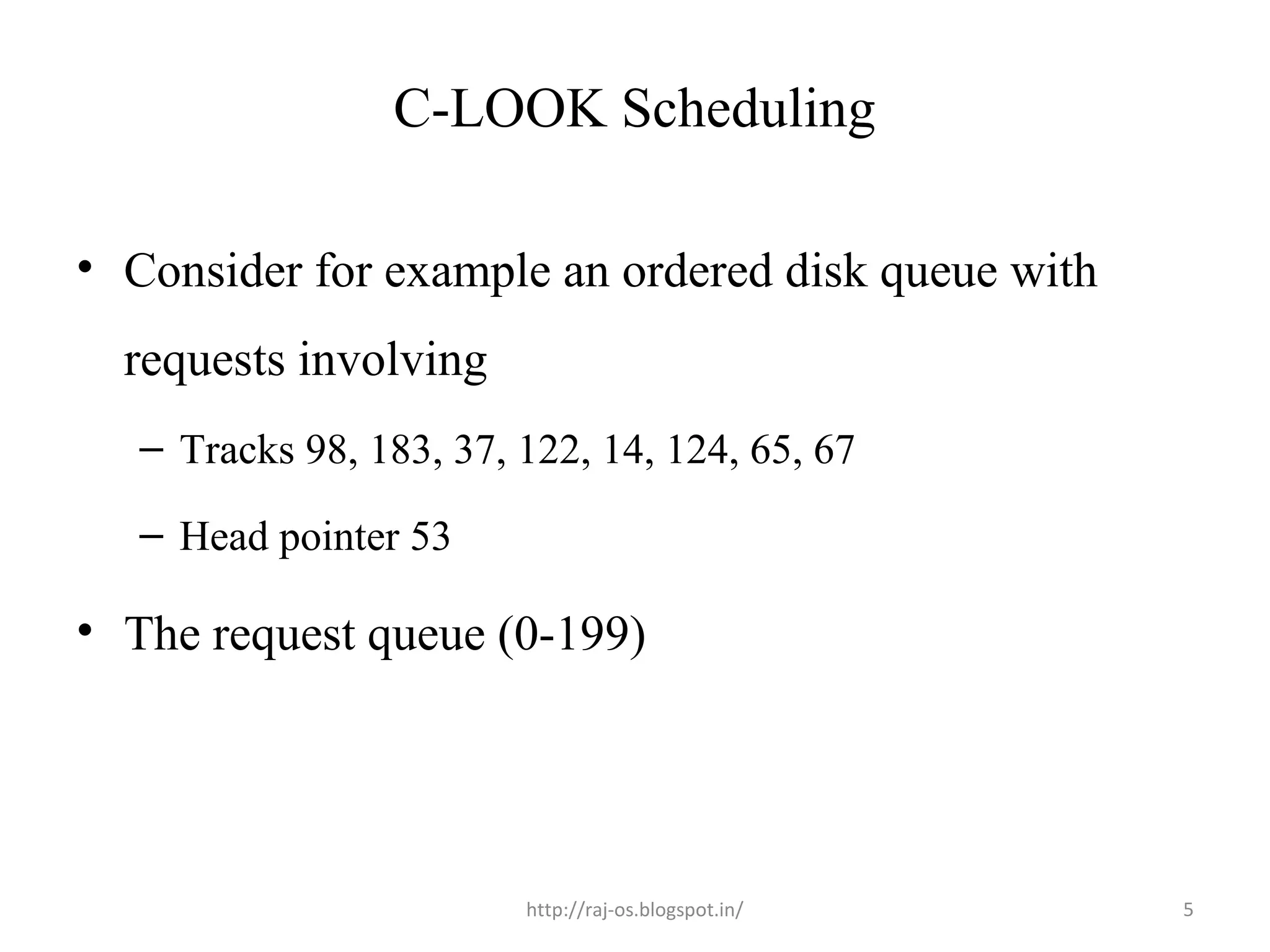 C look scheduling 51 1 | PPT