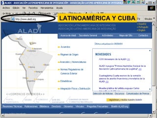 LATINOAMÉRICA Y CUBA

MINISTERIO DE COMERCIO, INDUSTRIA Y TURISMO

 