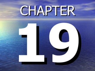 19 CHAPTER 