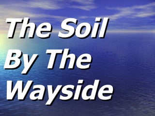 The Soil By The Wayside 
