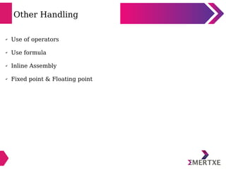 Embedded C - Optimization techniques | PDF