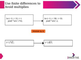 Embedded C - Optimization techniques | PDF