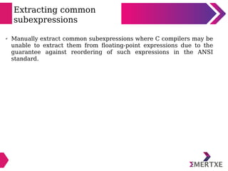 Embedded C - Optimization techniques | PDF