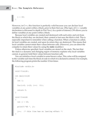 C Plus Plus The Complete Reference 4th Ed Www Amaderforum Com | PDF