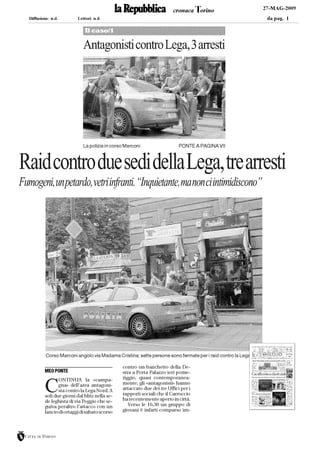 C. Porchietto La Repubblica Torino 27.05.09