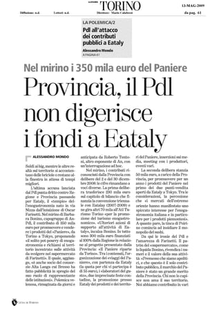 C. Porchietto La Stampa 13.05.09
