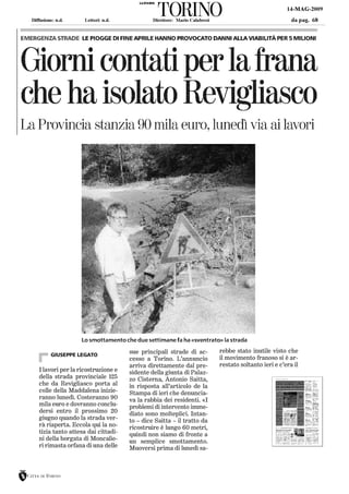 C. Porchietto La Stampa 14.05.09