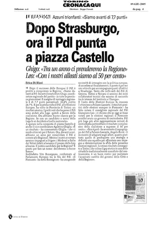 C. Porchietto Torino Cronaca Qui 09.06.09