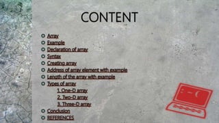 ARRAY | PPTX