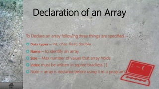 ARRAY | PPTX