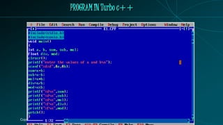 C programing basic input and output | PPT