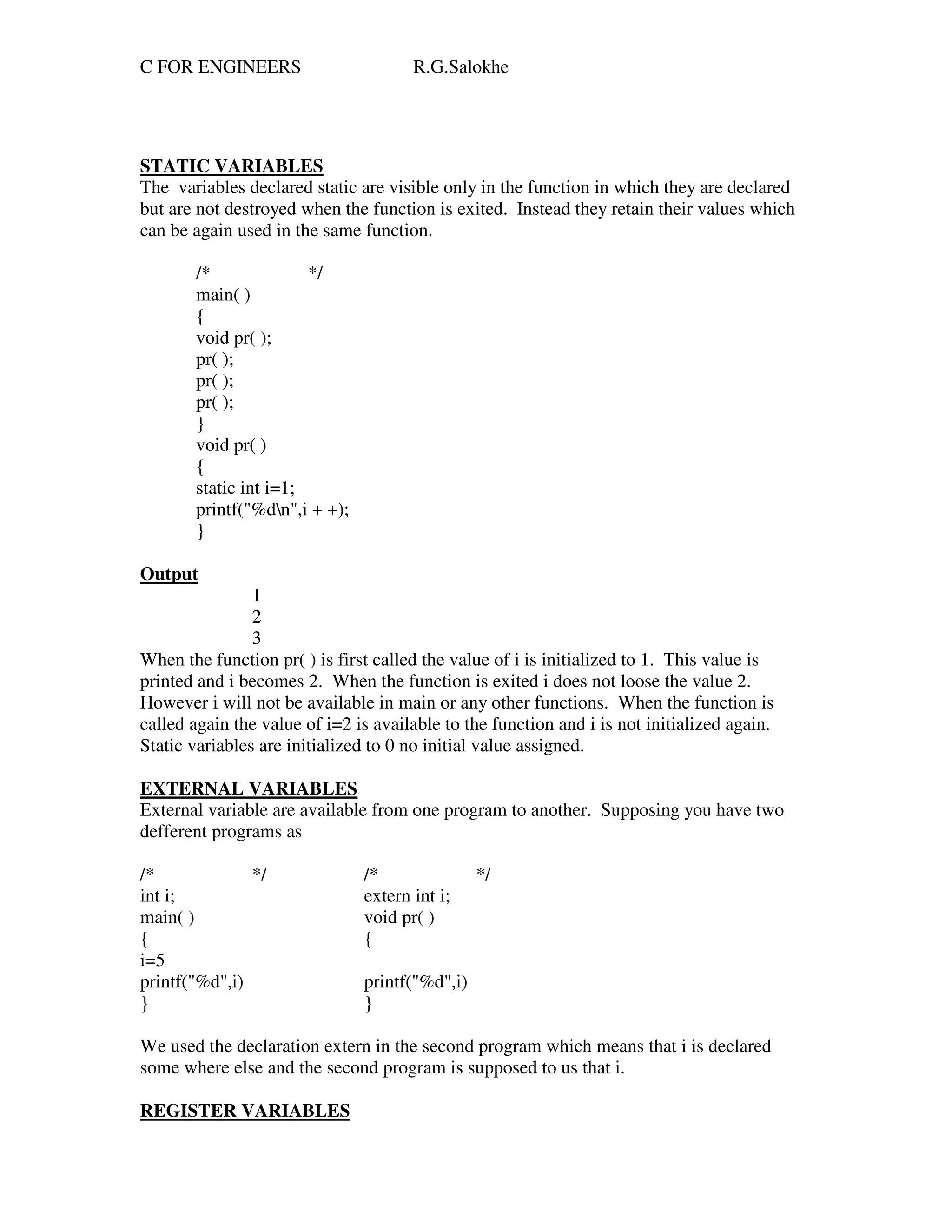 C Programming