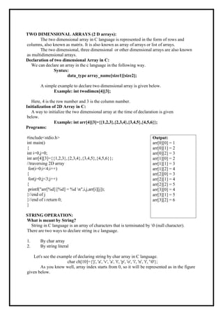 C-PROGRAMMING pdf text book notes vtu important | PDF