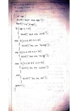 c-programming.pdf hand written notes full | PDF