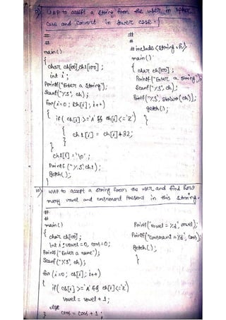c-programming.pdf hand written notes full | PDF