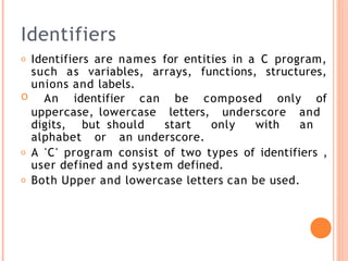 c-programming-language-pps-unit-1.pptx gfgfhfhghghgfh | PPTX