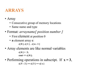 C-Programming Arrays.pptx