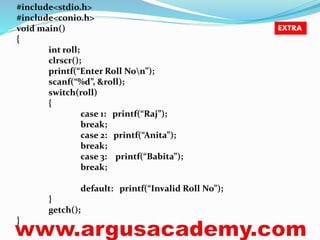 C programming flow of controls | PPSX
