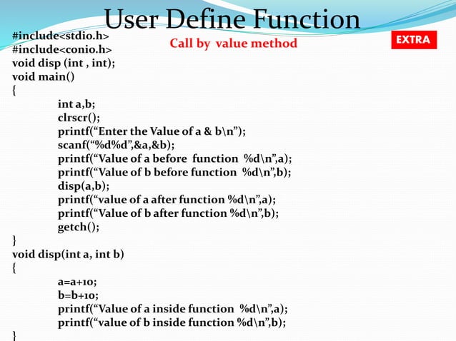 C programming function | PPT