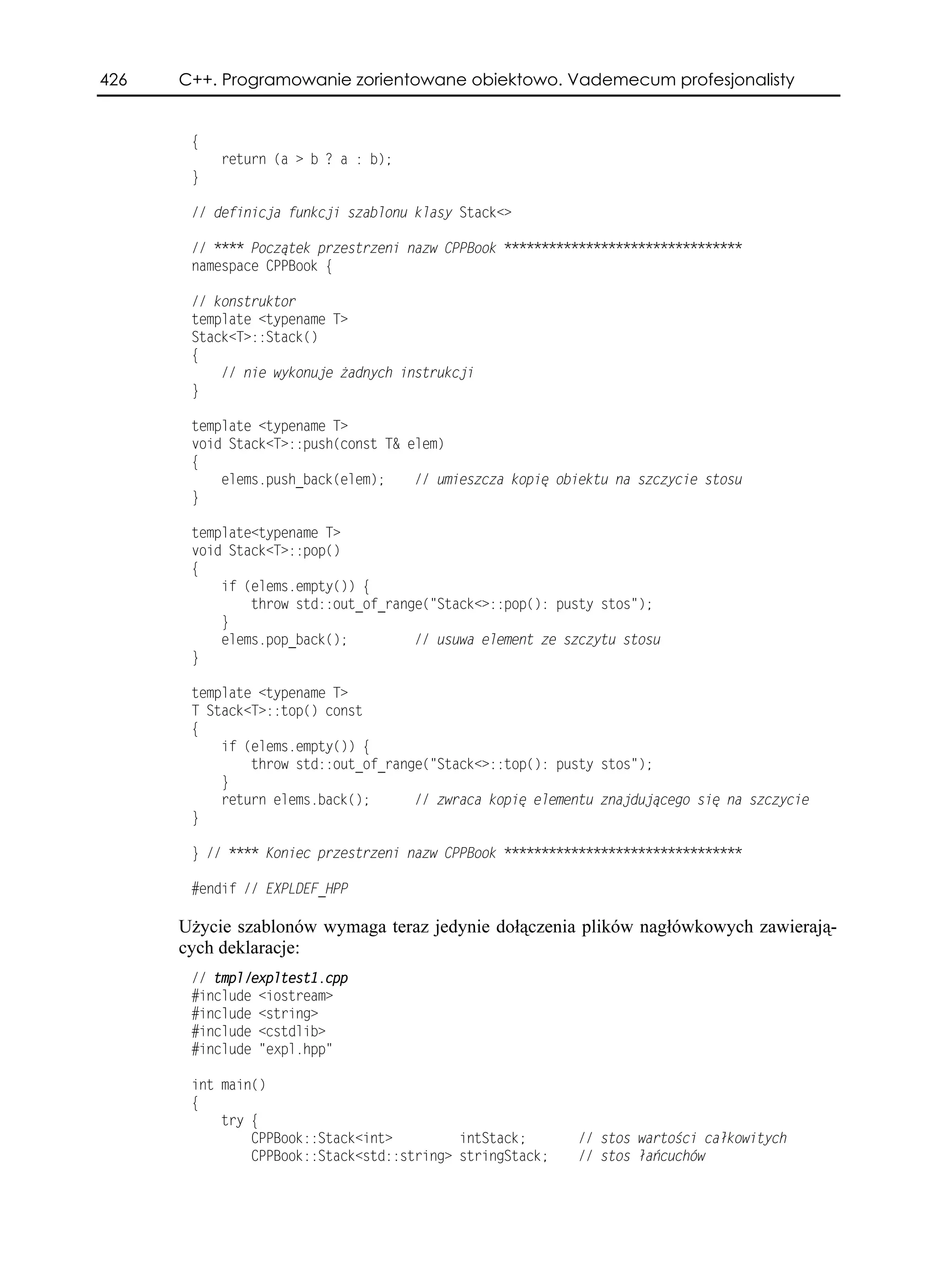 C++. Programowanie zorientowane obiektowo. Vademecum profesjonalisty | PDF