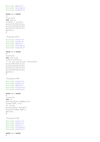 200+ C-Programs | PDF