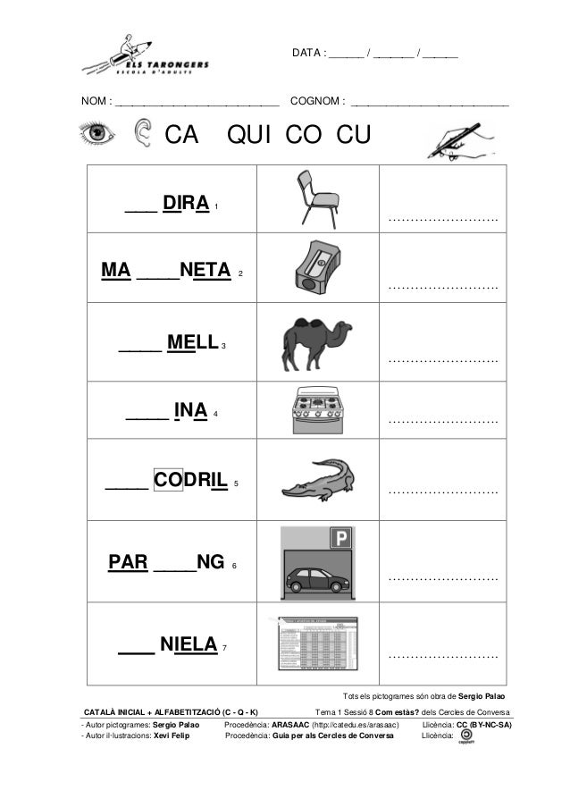 Dossier C-Q-K (Català Inicial + Alfabetització)