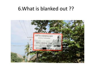 6.What is blanked out ??
 