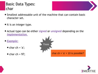 C Programming - Refresher - Part I | PDF