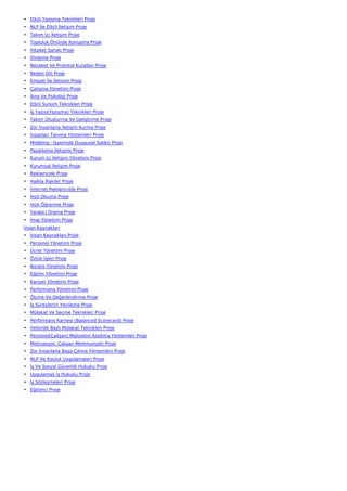 • Etkili Yazışma Teknikleri Proje
• NLP İle Etkili İletişim Proje
• Takım İçi İletişim Proje
• Topluluk Önünde Konuşma Proje
• Hitabet Sanatı Proje
• Dinleme Proje
• Nezaket Ve Protokol Kuralları Proje
• Beden Dili Proje
• Empati İle İletişim Proje
• Çatışma Yönetimi Proje
• İkna Ve Psikoloji Proje
• Etkili Sunum Teknikleri Proje
• İş Yazısı(Yazışma) Teknikleri Proje
• Takım Oluşturma Ve Geliştirme Proje
• Zor İnsanlarla İletişim Kurma Proje
• İnsanları Tanıma Yöntemleri Proje
• Mobbing - İşyerinde Duygusal Saldırı Proje
• Pazarlama İletişimi Proje
• Kurum İçi İletişim Yönetimi Proje
• Kurumsal İletişim Proje
• Reklamcılık Proje
• Halkla İlişkiler Proje
• İnternet Reklamcılığı Proje
• Hızlı Okuma Proje
• Hızlı Öğrenme Proje
• Yaratıcı Drama Proje
• İmaj Yönetimi Proje
İnsan Kaynakları
• İnsan Kaynakları Proje
• Personel Yönetimi Proje
• Ücret Yönetimi Proje
• Özlük İşleri Proje
• Bordro Yönetimi Proje
• Eğitim Yönetimi Proje
• Kariyer Yönetimi Proje
• Performans Yönetimi Proje
• Ölçme Ve Değerlendirme Proje
• İş Süreçlerini Yenileme Proje
• Mülakat Ve Seçme Teknikleri Proje
• Performans Karnesi (Balanced Scorecard) Proje
• Yetkinlik Bazlı Mülakat Teknikleri Proje
• Personel(Çalışan) Maliyetini Azaltma Yöntemleri Proje
• Motivasyon, Çalışan Memnuniyeti Proje
• Zor İnsanlarla Başa Çıkma Yöntemleri Proje
• NLP Ve Koçluk Uygulamaları Proje
• İş Ve Sosyal Güvenlik Hukuku Proje
• Uygulamalı İş Hukuku Proje
• İş Sözleşmeleri Proje
• Eğitimci Proje
 