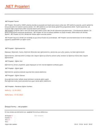 C sharp-projeleri | PDF