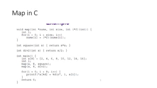 Map in C
 