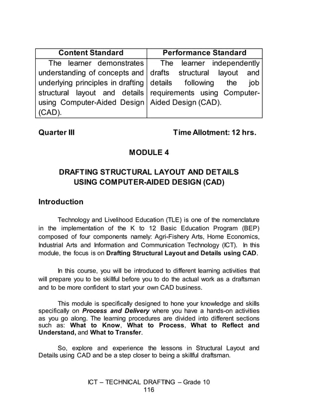 Technical Drafting Module 4 PDF