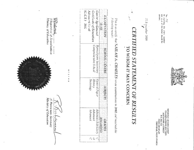 AS and A Level Transcript | PDF