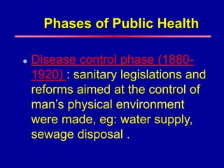 C01 P02 HISTORY OF PUBLIC HEALTH - community medicine.ppt