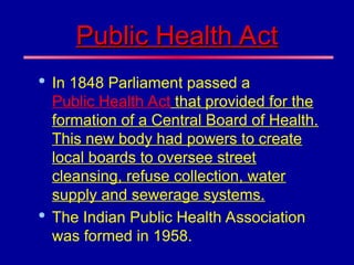C01 P02 HISTORY OF PUBLIC HEALTH - 1st chapter | PPT