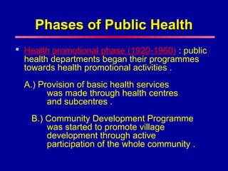 C01 P02 HISTORY OF PUBLIC HEALTH - 1st chapter | PPT