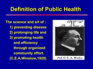 C01 P02 HISTORY OF PUBLIC HEALTH - 1st chapter | PPT