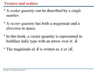 Vector Quantities Symbol C01 Units, Physical Quantities and Vectors.ppt