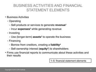 Chapter 2: Financial Report Mechanics and Analysis | PPTX