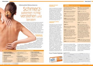 Themen-Special Themen-Special
	 ratiopharm I 02.2016 54 ratiopharm I 02.2016
Durchschnittlich haben zwei von drei Erwachsenen mindestens
einmal im Jahr Rückenschmerzen. Dabei lassen sich nur
15 Prozent der Fälle einer eindeutigen Ursache zuordnen.
Der mit 85 Prozent weitaus höhere Anteil der Rücken-
beschwerden ist nicht-spezifischen Ursprungs.
40 Prozent der Betroffenen leiden an chroni-
schen Rückenschmerzen. Resultierend
aus der hohen Zahl an Patienten werden
jährlich allein in Deutschland
109 Millionen Packungen rezept-
freie Schmerzmittel verkauft.
Emotionale Kun-
denbetreuung
Damit Betroffene
nicht „irgendein“
Präparat nehmen,
bedürfen sie einer
kompetenten Beratung. In
jedem Beratungsgespräch wird auf zwei
Ebenen kommuniziert. Der Kunde nimmt dabei zu
80 Prozent emotionale Eindrücke auf und nur zu 20 Prozent
rationale Informationen. Eine emotional positive Kundenbetreuung steht
also im Vordergrund. Fühlt der Patient sich verstanden, nimmt er Ihre
rationale Empfehlung gerne an.
Volkskrankheit Rückenschmerzen
Schmerz-
patienten richtig
verstehen und
beraten
Praxistipp:
Argumentationshilfen für jeden Tag
Eine ältere Dame kommt in die
Apotheke und bittet um ein Präparat
gegen Rückenschmerzen.
PTA: Benötigen Sie das Medikament
für sich oder für jemand anderen?
Kundin: Ich brauche es für mich.
PTA: Welche Beschwerden haben
Sie und wo genau tut es weh?
Kundin: Es ist so ein dumpfer, drü-
ckender Dauerschmerz am Rücken,
vor allem an der Lendenwirbelsäule.
PTA: Haben Sie noch weitere
Schmerzen?
Kundin: Nein.
PTA: Können Sie sagen, wie lange
Sie die Schmerzen schon haben oder
wie oft sie auftreten?
Kundin: Ich habe die Schmerzen
seitdem ich vor zwei Tagen einen
schweren Karton getragen habe.
Morgens ist es immer etwas schlim-
mer. Da ist das Aufstehen richtig
schmerzhaft. Genauso ist es, wenn ich
lange gesessen habe. Aber im Laufe
des Tages wird es besser.
PTA: Auf einer Skala von eins bis zehn:
Wie stark bewerten Sie die Schmer-
zen?
Kundin: Auf fünf – also mittelstark.
PTA: Haben Sie schon etwas gegen
die Schmerzen unternommen bzw.
waren Sie schon beim Arzt?
Kundin: Nein. Weder noch.
PTA: Entsprechend ihren Beschrei-
bungen gehe ich davon aus, dass Sie
sogenannte nicht-spezifische Rücken-
schmerzen haben. Die können vom
schweren Tragen kommen. Machen
Sie sich keine Sorgen, die gehen
wieder weg. Nehmen Sie noch andere
Medikamente? Haben Sie Allergien
oder muss ich etwas anderes bei
Ihnen beachten?
Kundin: Nein. Weder noch.
PTA: Dann empfehle ich Ihnen
Diclo-ratiopharm®
Schmerzgel. Es
ist sehr gut verträglich, da Sie es nur
auf die betroffene Stelle auftragen und
nicht den Gesamtorganismus belasten.
Tragen Sie drei Mal täglich einen
ca. 11 cm langen Strang Salbe auf.
Außerdem sollten Sie weiterhin in
Bewegung bleiben – zum Beispiel
einen täglichen Spaziergang machen.
Bei nicht-spezifischen Rückenschmer-
zen ist „Ruhen“ genau das falsche.
Sollten die Schmerzen in drei Tagen
nicht besser geworden sein, empfeh-
le ich Ihnen aber, es von einem Arzt
abklären zu lassen.
Kundin: Vielen Dank für Ihre Beratung.
Ich werde Ihren Tipps folgen und hoffe,
dass es mir schnell wieder besser geht.
Kommunikationstipp: Die Struktur des optimalen Beratungsgesprächs
1. 	Einstieg & Begrüßung
	 Patient oder Fremdkäufer?
•	 Für wen soll etwas gekauft werden?
2. Symptomermittlung
	Beschwerden:
•	 Wofür/ Welche Beschwerden?
•	 Wie lange?
•	 Wie stark?
•	 Wo genau?
	 Therapie, Medikamente:
•	 Was haben Sie schon getan?
•	 Wie gut hat es gewirkt?
•	 Waren Sie schon beim Arzt?
	 Besonderheiten:
•	 Worauf muss ich bei Ihnen noch
	achten?
3. Informationen
	 Aussprechen einer rationalen
	Therapieempfehlung!
•	 Dosierung: Anwendungshinweise
•	 Grenzen der Selbstmedikation
	 (Dauer der Anwendung)
•	 Hinweis auf häufige Wechsel - und
Nebenwirkungen
4. Tipps & Empfehlungen
	 Komplettangebot anbieten!
•	 Nutzen des Medikaments für den
	 Kunden definieren
•	Zusatzempfehlungen
•	 Tipps zur gesunden Lebensführung,
Adressen etc.
5. 	Gesprächsabschluss
•	 Sind Sie damit zufrieden?
•	 Gute Wünsche
•	 Bitte um Rückmeldung
•	Verabschiedung
Diclo-ratiopharm® Schmerzgel
Wirkstoff: Diclofenac-Natrium. Zusammensetzung: 1 g Gel enth. 10 mg Diclofenac-Natrium. Sonst. Bestandt.: Ammoniak, Carbomer 980, Decyloleat,
Natriumedetat (Ph.Eur.), Octyldodecanol (Ph.Eur.), (3-sn-Phosphatidyl)cholin (Soja), 2-Propanol (Ph.Eur.), RRR-alpha-Tocopherol, Sojaöl (Ph.Eur.),
Geruchsstoffe, Gereinigtes Wasser. Anwendungsgebiete: Für Erw.: Zur äußerl. symptomat. Behandl. von Schmerzen, Entzünd. und Schwellungen bei:
rheumatischen Erkrank. der Weichteile (Sehnen- und Sehnenscheidenentzünd., Schleimbeutelentzünd., Schulter-Arm-Syndrom, Entzünd. im Muskel-
und Kapselbereich), degenerativen Erkrank. der Extremitätengelenke und im Bereich der Wirbelsäule, Sport- und Unfallverletzungen (Verstauchungen,
Prellungen, Zerrungen). Für Jugendl. über 14 J.: Zur Kurzzeitbehandl. Zur lokalen, symptomatischen Behandl. von Schmerzen bei akuten Prellungen,
Zerrungen od. Verstauchungen infolge eines stumpfen Traumas. Gegenanzeigen: Überempfindlichkeit gg. den Wirkstoff, Soja, Erdnuss, and. Schmerz-
und Rheumamitteln (nicht-steroidale Antiphlogistika) od. einen der sonstigen Bestandt., Pat., bei denen Asthmaanfälle, Hautausschlag od. akute Rhinitis
durch Acetylsalicylsäure od. nicht-steroidale Antiphlogistika (NSAIDs) ausgelöst werden, auf offenen Verletzungen, Entzünd. od. Infektionen der Haut
sowie auf Ekzemen od. Schleimhäuten, Kdr. und Jugendl. unter 14 J. (keine ausr. Erfahrung), letztes Drittel der Schwangerschaft. Warnhinw.: Gel enth.
(3-sn-Phosphatidyl)cholin (Soja), Sojaöl. Schwangerschaft/Stillzeit: Im 1. und 2. Schwangerschaftsdrittel nur geben, wenn dies unbedingt notwendig ist. Im
letzten Schwangerschaftsdrittel kontraind. In der Stillzeit nur unter ärztl. Rat anwenden. Nebenwirkungen: Pustelartiger Hautausschlag. Überempfind-
lichkeitsreaktionen (einschl. Urtikaria); Angioödem. Asthma. Magen-Darm-Stör. Hautausschlag, Ekzem, Erythem, Dermatitis (einschl. Kontaktdermatitis),
Pruritus, bullöse Dermatitis, Photosensibilisierung. Bei großflächiger Auftragung auf die Haut und Anw. über einen längeren Zeitraum sind NW, die ein
bestimmtes Organsystem od. auch den gesamten Organismus betreffen, nicht auszuschließen. (3-sn-Phosphatidyl)cholin (Soja) und Sojaöl können sehr
selten allergische Reaktionen hervorrufen. Dosierung: 3-mal tgl. anwenden. Max. Tagesgesamtdosis beträgt 9 g Gel. Schmerzgel wird auf die betroffenen
Körperpartien dünn aufgetragen und leicht eingerieben. Apothekenpflichtig. Stand: 4/15
Unser Produkt-Highlight
Rationale Therapie-
empfehlung
Neben der empathischen Kundenbe-
treuung ist eine rational getroffene
Therapieempfehlung im Beratungs-
gespräch von großer Bedeutung.
Diese sollte stets den aktuellen
medizinischen Leitlinien oder der
Empfehlung evidenzbasierter Studi-
en entsprechen. So bieten Sie Ihren
Patienten den derzeit sichersten
Therapieerfolg. Außerdem sollte die
Empfehlung immer individuell auf
den Patienten abgestimmt sein.
Zuverlässig bei Rücken-
schmerzen
Insbesondere bei akuten Schmerzen
im Bewegungsapparat hat sich der
Wirkstoff Diclofenac bewährt. Im
Gegensatz zu oralen Medikamenten
zeigen äußerlich anzuwendende
Präparate wie Diclo-ratiopharm®
Schmerzgel bei guter Wirksamkeit
jedoch eine wesentlich bessere
Verträglichkeit als orale Präparate:
So flutet der Wirkstoff langsam
direkt an der betroffenen Stelle an.
Dadurch wird verhindert, dass im
Blut hohe Wirkstoffspiegel ankom-
men, was zu geringeren Nebenwir-
kungen im Vergleich zu den oralen
Diclofenac-Präparaten führt. Auf-
grund seiner biochemischen Eigen-
schaften hat der Wirkstoff Diclofenac
außerdem eine Affinität zu entzün-
detem Gewebe, so dass er sich genau
dort anreichert und seine Wirkung
entfaltet. Als Liposomen-Emulsi-
onsgel – eine Weiterentwicklung
der Hydrogele – verbindet Diclo-
ratiopharm® Schmerzgel zudem die
hautpflegenden Eigenschaften einer
Creme mit dem kühlenden Effekt
eines Gels und zieht beim Auftragen
weitestgehend ein. Im Unterschied
zu anderen Schmerzgelen, die die
Haut reizen und austrocknen kön-
nen, wirken Liposomen-Emulsions-
gele dabei sogar leicht rückfettend.
Im gemeinsamen Gespräch mit dem
Kunden sollten die individuellen Vor-
teile der Produkte, wie beispielswei-
se die Hautverträglichkeit, bespro-
chen und anschließend eine für den
Kunden passende Kaufempfehlung
gegeben werden.
 