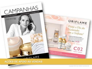 Copyright ©2015 by Oriflame Cosmetics SA
AÇÕES DE APOIO ÀS VENDAS
 