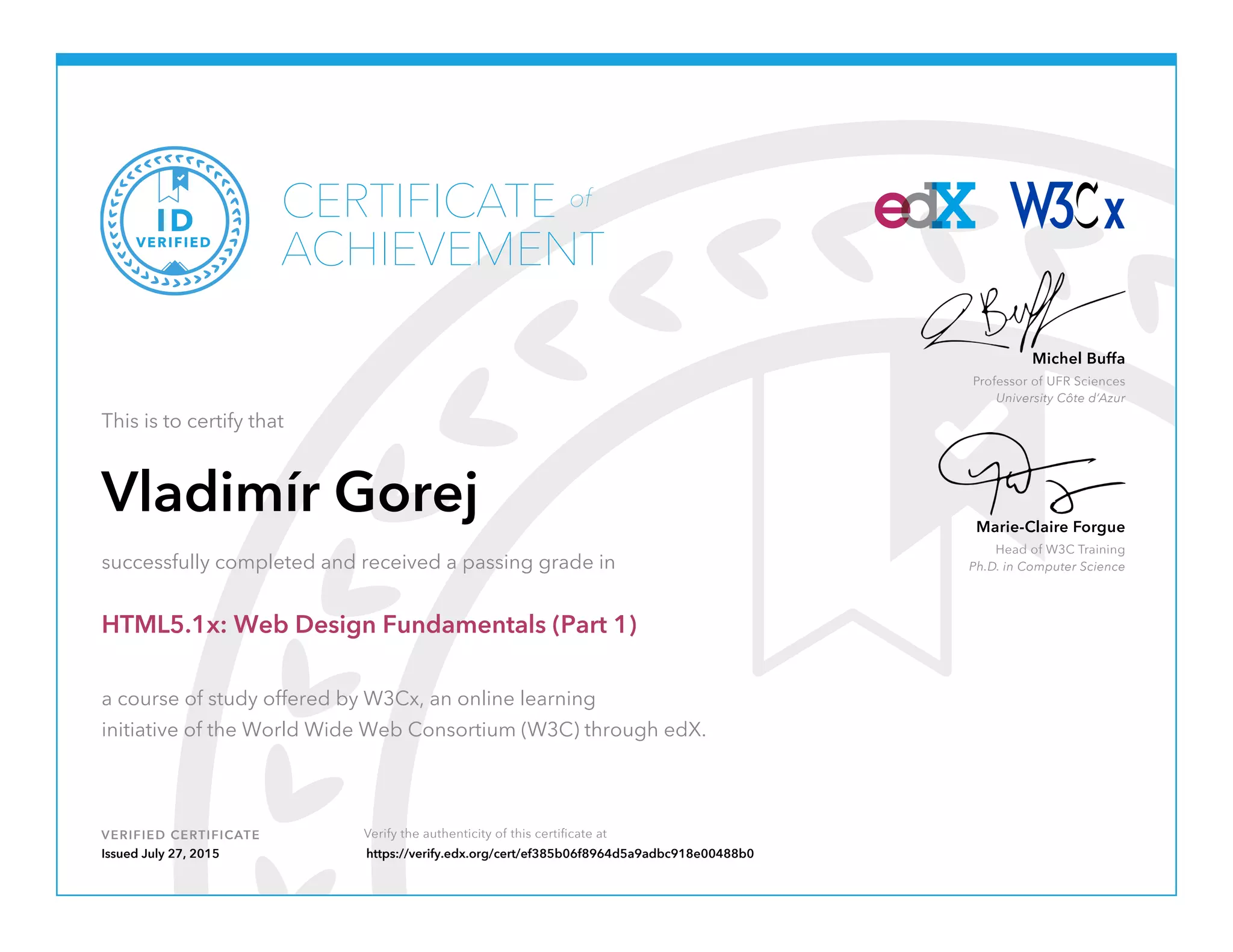 HTML5-Certificate | PPT