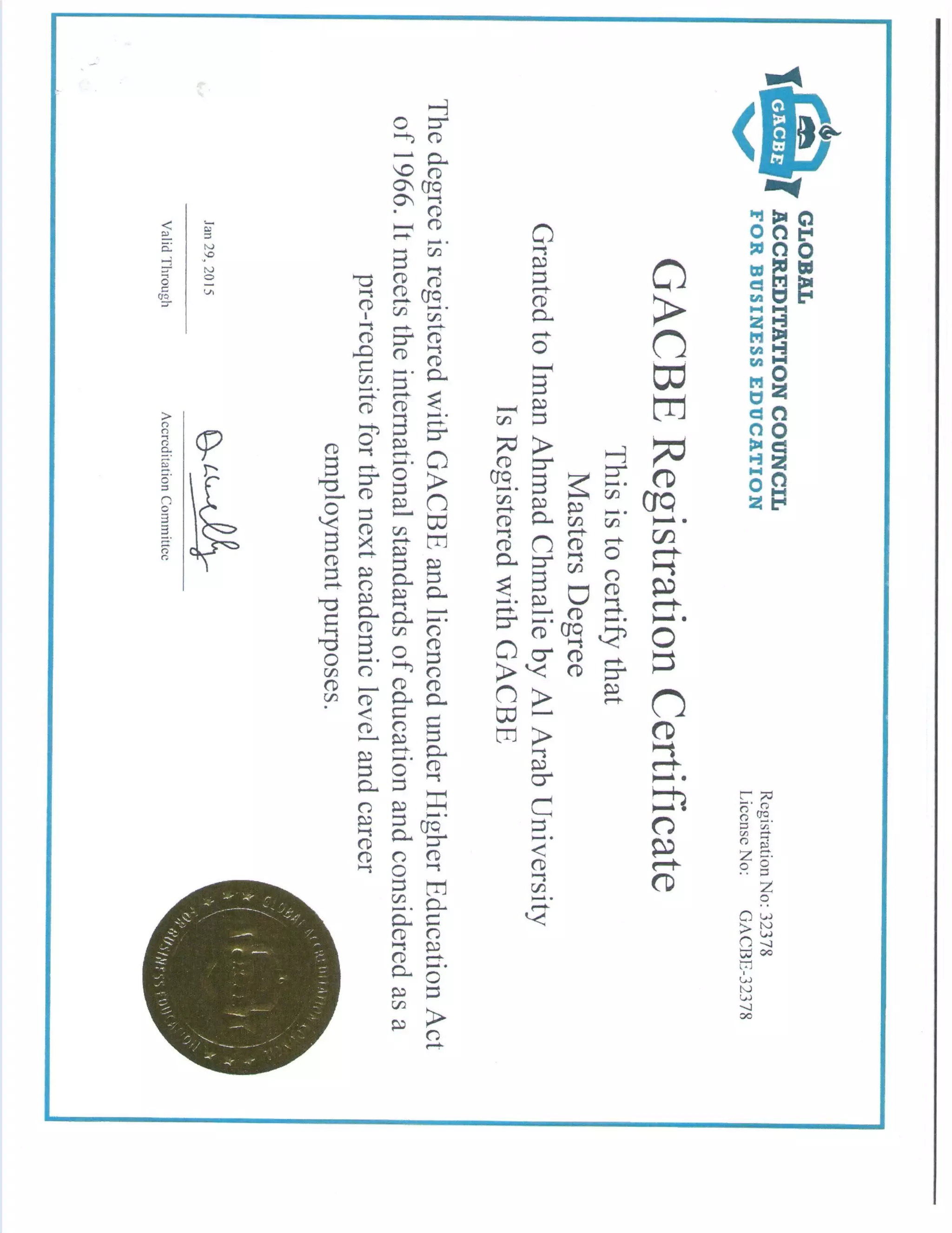 5-GACBE REGISTRATION CERTIFICATE | PDF