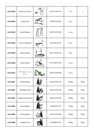 Asj Kit ASJ-All Series Equipment Catalogue | PDF